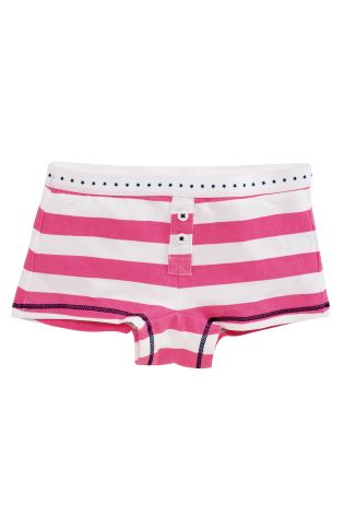 Navy/Pink Bright Boxers Five Pack (3-16yrs)